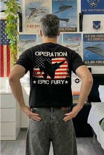 Perfect Operation Epic Fury T-Shirt doesn’t exi… #usa #war #iran #operationepicfury #usamilitary