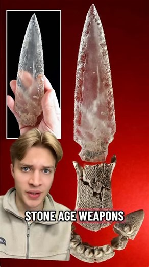 North 02 on Instagram: "This Stone Age crystal dagger is fascinating! #history #archaeology #science #ancienthistory #stoneage"