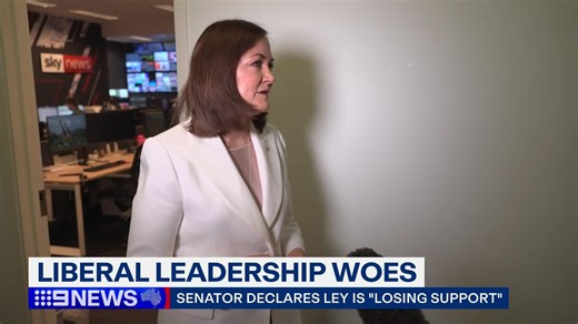 Liberal leadership woes are intensifying after Senator Sarah Henderson sensationally declared Sussan Ley is "losing support" among colleagues. It comes in the lead up to a party room showdown next week, over Net-Zero. #9News MORE: https://nine.social/12Pc | 9 News
