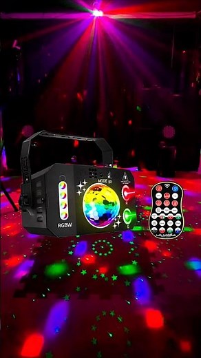 Holographic Laser Beam Cannon RGBW Light Game Magic Ball With Remote Control model– OIH6904