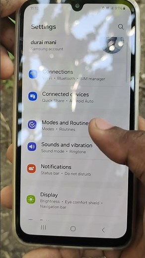 Screenshot settings in Samsung mobiles