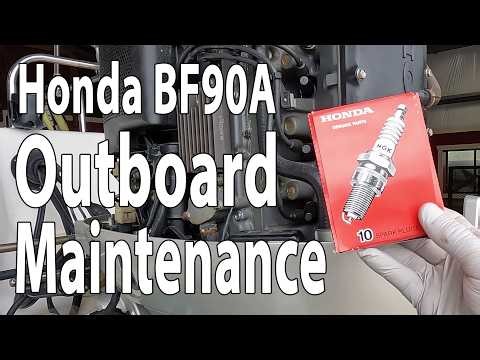 Honda BF90A Outboard Maintenance on my C-Dory 24 TomCat