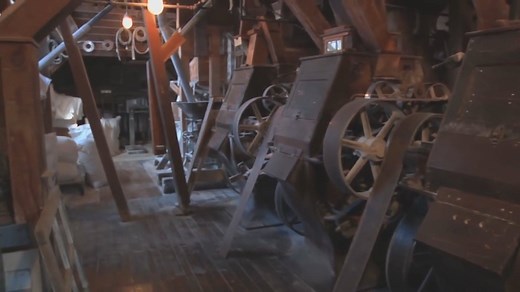 Mike Matthews is the owner of the Arva Flour Mill near London, Ont., one of Canada's oldest water-powered flour mills. He says his business is shifting production into overdrive to help meet the demand from home bakers during the COVID-19 pandemic. | CBC News