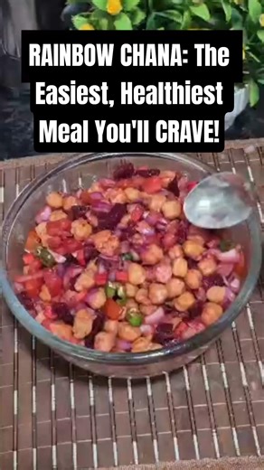 RAINBOW CHANA: The Easiest, Healthiest Meal You'll CRAVE! #ramadanrecipes #easyrecipes