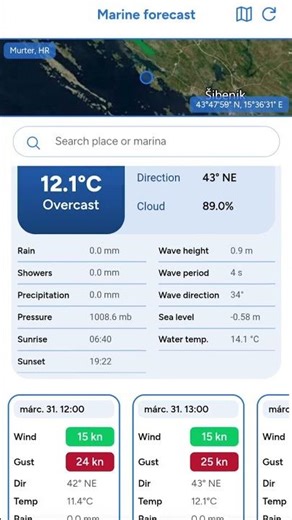 Marine Weather Forecast for Sailors | SailAlign Sailing App