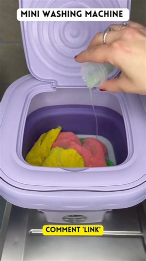 Mini Washing Machine| Amazon Finds| Bathroom Organizer| #amazonfinds #washingmachine