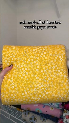 Making Reusable Paper Towels | AMarieEcoSew