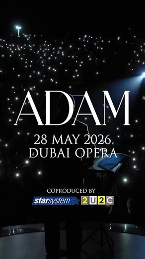 Adam Live at Dubai Opera | 28 May 2026