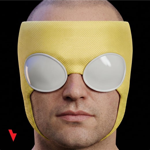 Invincible Mask STL | 3D Printable Superhero Mask | Plain & Mesh Lens Cosplay File Download