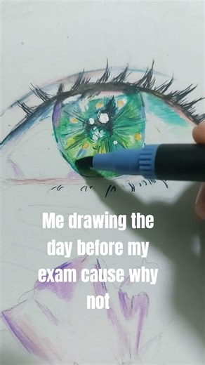 why not draw than studying