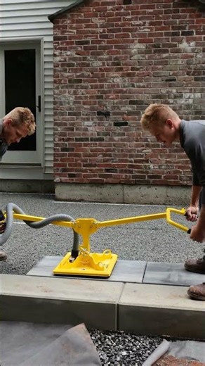 The MVP makes easy work of slabs #pavetool #hardscape