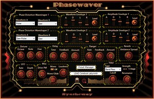 Phasewaver by Syntheway Virtual Musical Instruments - Phase Distortion Synth Plugin VST VST3 Audio Unit