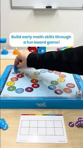 Build math skills with this fun board game! 🎲✨