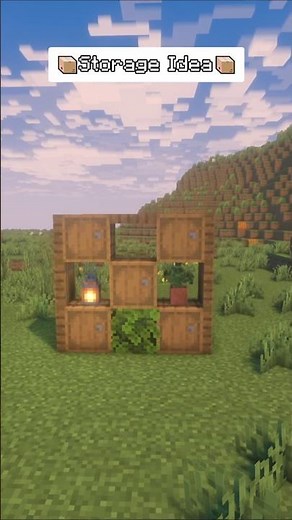Aesthetic Storage Idea in Minecraft! 📦✨