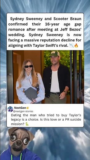 Sydney Sweeney and Scooter Braun confirmed their 16-vear age gap romance after meeting at Jeff Bezos