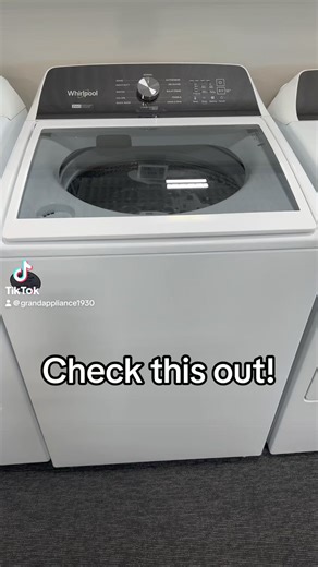 Some Whirlpool washing machines have a removable agitator! We have them on display in all 28 of our showrooms if you want to try for yourself 🤓 It’s super easy and durable! | Grand Appliance and TV