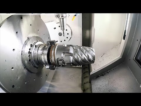 CNC Working Process Mill 5 Axis Machining Center & Turn Mill Machining