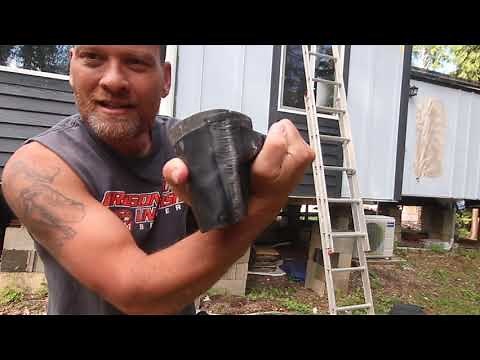 Installing Gutters on the Old Single Wide Mobile Home Build