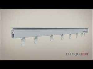 How to install an extendable curtain track