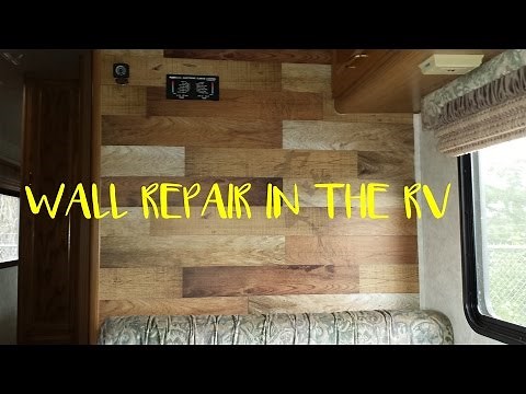 RV WALL REPAIR / FULL TIME RV, RV LIVING , RV Life