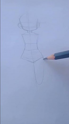 How to draw body✨.Cara menggambar tubuh anime✨♥️#gambar