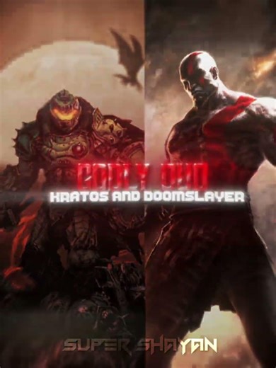 CC Goku and Superboy Prime VS Kratos and Doom Slayer