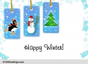 A Joyous Winter Greeting...