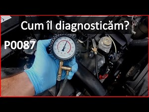 Lipsă de putere, probleme de pornire - presiune prea mică pe rampa comună P0087