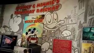 Walt Disney Presents (One Man's Dream) has the Toy Story Land and Star Wars Land models on display as well as Mickey and Minnie's Runaway Railway wall montage. | Chip and Company