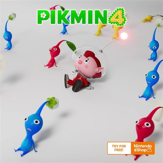 Watch out, it’s a Bulborb! Despite its size, it’s no match for the miniature might of the Pikmin! | Nintendo Switch