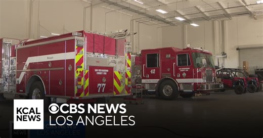 San Bernardino County Fire Department unveils new fleet of fire trucks