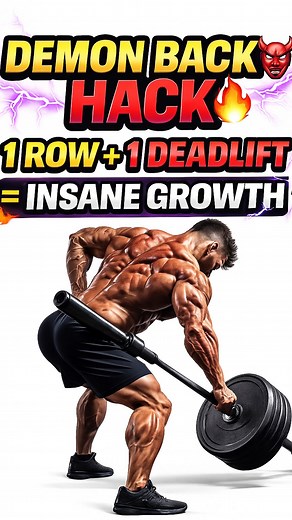 1.1K views · 182 reactions | DEMON BACK MODE  This Landmine Row + Deadlift combo is pure brutality! One rep for width, one rep for thickness — the perfect hack to build a back that stands out. ✅Try it & FEEL the difference.  ✅Save this for your next Back Day! ⸻ : #DemonBack #BackWorkout #GymReels #FitnessMotivation #bodybuildingindia | Vineet Kala | Facebook
