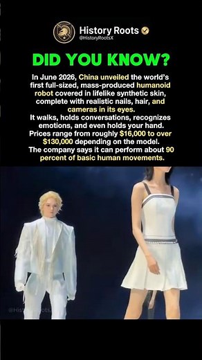 China Built a Robot With Human Skin 🤖😳