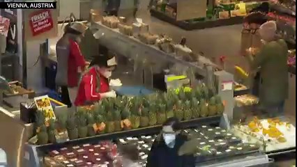 Austrians swap their cloth face coverings with medical-grade FFP2 masks, now mandatory for those over 14 on public transport, shops and businesses, pharmacies as well as hospitals or medical practices. Video and text by AGENCE FRANCE-PRESSE | INQUIRER.net