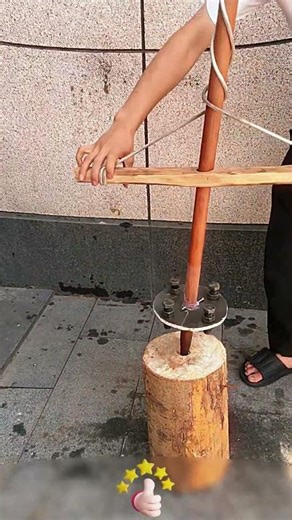 Techniques for convenient tools of making fire by drilling wood 🪵🔥🔥🔥
