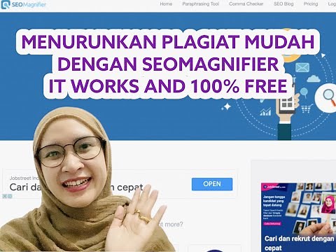 5 MENIT TURUNKAN PLAGIAT BAHASA INDONESIA DAN ENGLISH | IT WORKS AND 100% FREE !!!