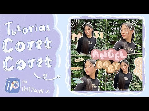 ⋆˚ tutorial coret-coret foto aesthetic di IbisPaint x ˚⋆
