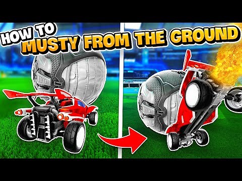 How to Musty Flick From the Ground + Training Pack | Rocket League Freestyle Tutorial 2025