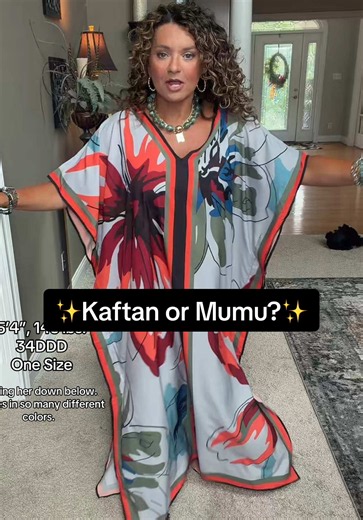 Kaftan or Mumu? Flowy Summer Dress That’s Comfortable & Flattering