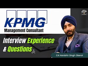 KPMG Interview Questions | Management Consultant Interview | KPMG India Interview Process
