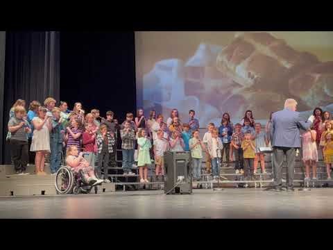 Jamie choir concert flute May 2023