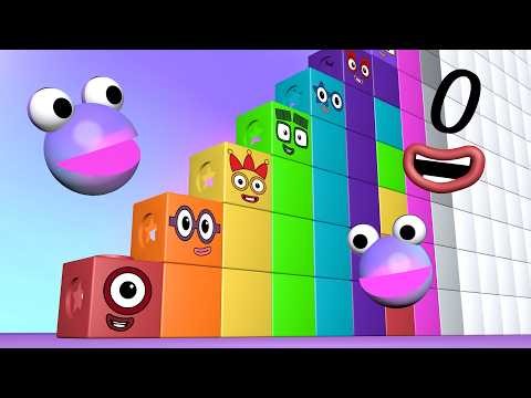 Numberblocks EPIC New Step Squad 1 to 100 BEST Count Numberblocks Standing Tall Counting 1-100