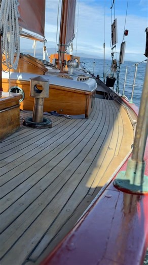 We’re thrilled to finally unveil our newest member to the fleet: the stunning wooden schooner Moondrift. Hand built with timeless beauty and designed for unforgettable moments on the water, Moondrift carries the spirit of Maine’s coast in every line and sail. Join us Spring of 2026. SailMoondrift.com#sail #maine #schooner #woodenboat | Reef Runner Sailing School