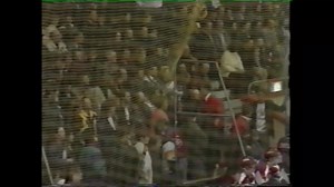 1993-94 In Nottingham - The Murrayfield Racers Mike Ware Jumps the Panthers Ross Lambert | Hockey Fights UK