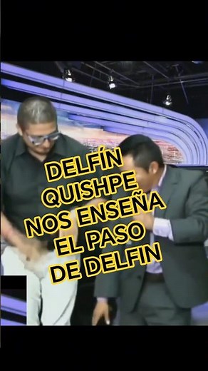 Delfín Quishpe teaches us the dolphin step #LuisitoComunica