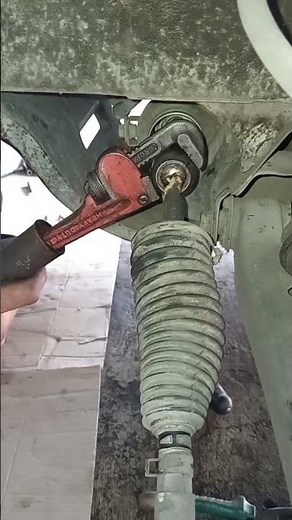 Replace rack end #car #automobile #machine