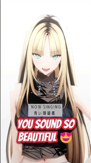 You sound so beautiful😍 #hololive #vtuber #shorts