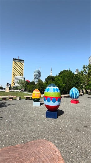 The Albanian capital Tirana with stunning multicolored views