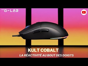 The G-Lab - Kult Cobalt - Souris gamer ultra réactive 100% personnalisable