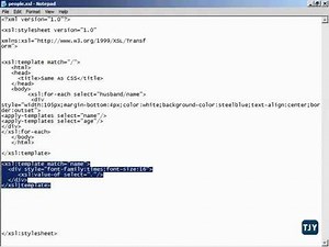 XML Tutorial 62 XSLT Example